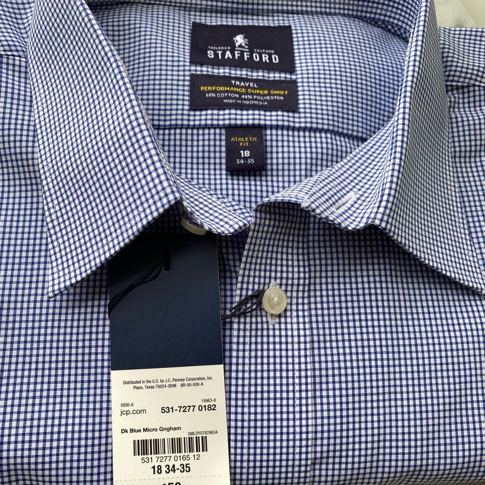 Stafford Travel Performance Super Men’s Shirt - Picture 2 of 4